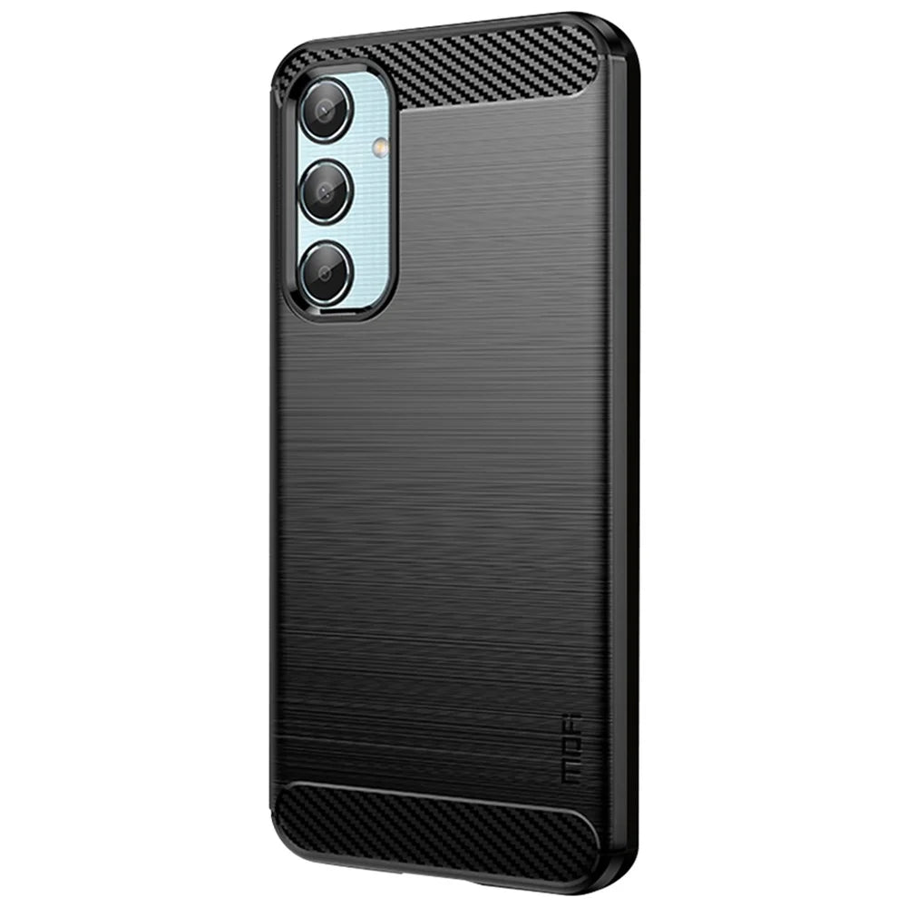 MOFI JK TPU Series-1 For Samsung Galaxy M35 5G TPU Phone Case Carbon Fiber Texture - Black - 2