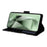 For Samsung Galaxy S24 FE Case Lacquered Marble Pattern Leather Phone Cover - Black - 3