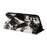 For Samsung Galaxy S24 FE Case Lacquered Marble Pattern Leather Phone Cover - Black - 4