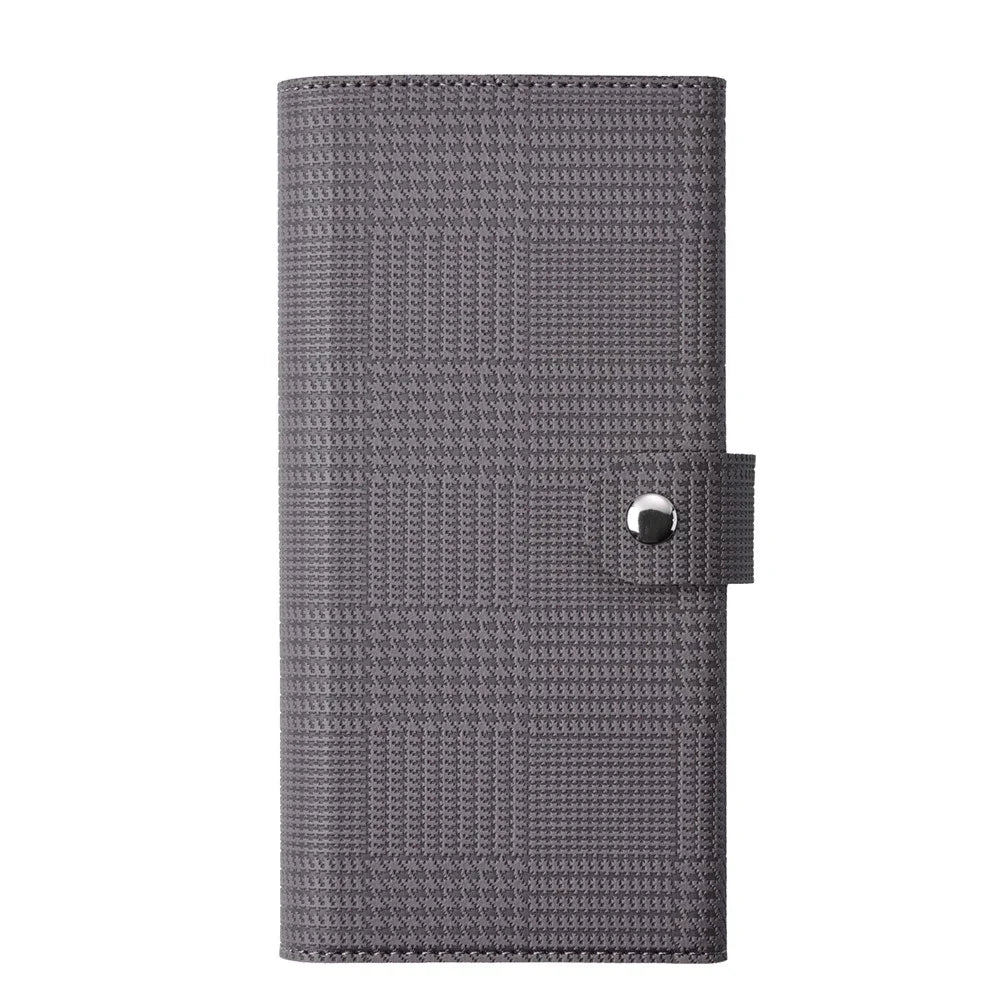 VILI GHB-C Series for iPhone 16 Pro Max Magnetic Case Detachable Leather Clear Phone Cover - Grey - 7