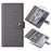 VILI GHB-C Series for iPhone 16 Pro Magnetic Case PU Leather Detachable Transparent Phone Cover - Grey - 1