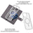 VILI GHB-C Series for iPhone 16 Pro Magnetic Case PU Leather Detachable Transparent Phone Cover - Grey - 5
