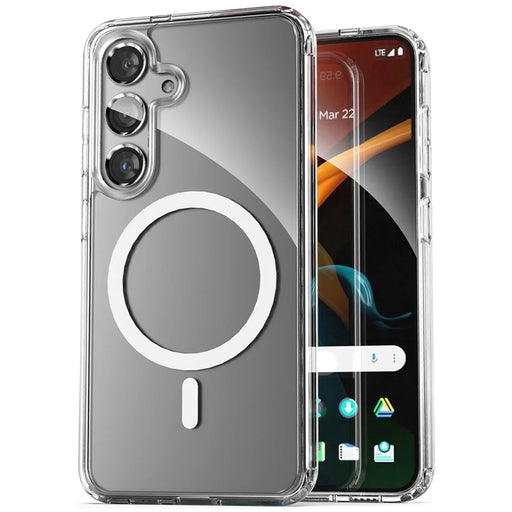 VILI MAG-C Series For Samsung Galaxy S24+ Magnetic Case Transparent PC+TPU Phone Cover - 1