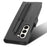 For Samsung Galaxy Z Fold6 5G Case with Pencil Holder, PU Leather Diamond Texture Wallet Phone Cover - Black - 4