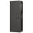 For Samsung Galaxy Z Fold6 5G Case with Pencil Holder, PU Leather Diamond Texture Wallet Phone Cover - Black - 7