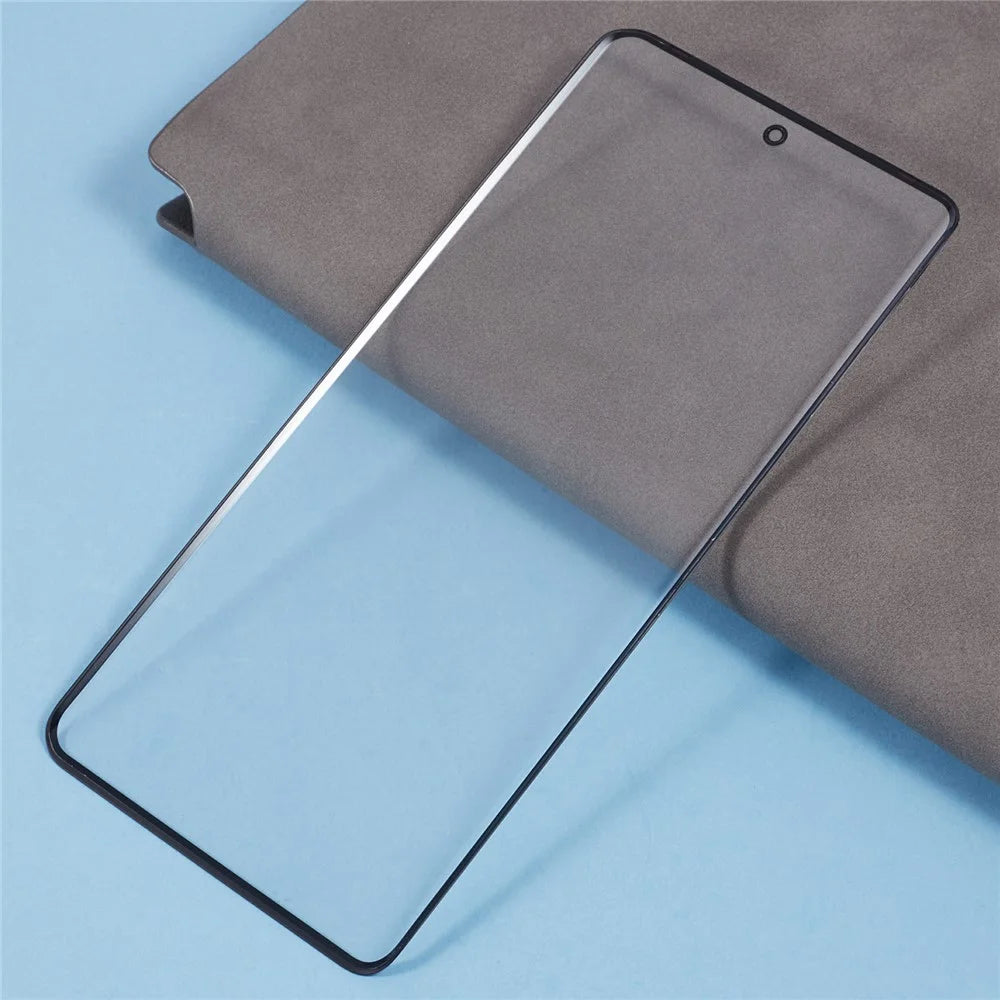 For vivo Y200 (India) 5G V2307 Front Screen Glass Lens + OCA Adhesive Part (Without Logo) - 2