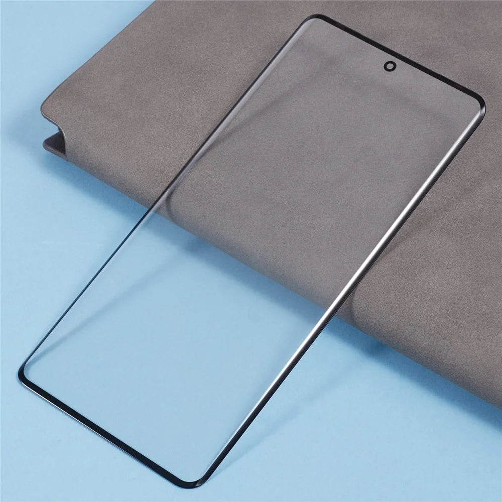 For vivo Y200 (India) 5G V2307 Front Screen Glass Lens + OCA Adhesive Part (Without Logo) - 3