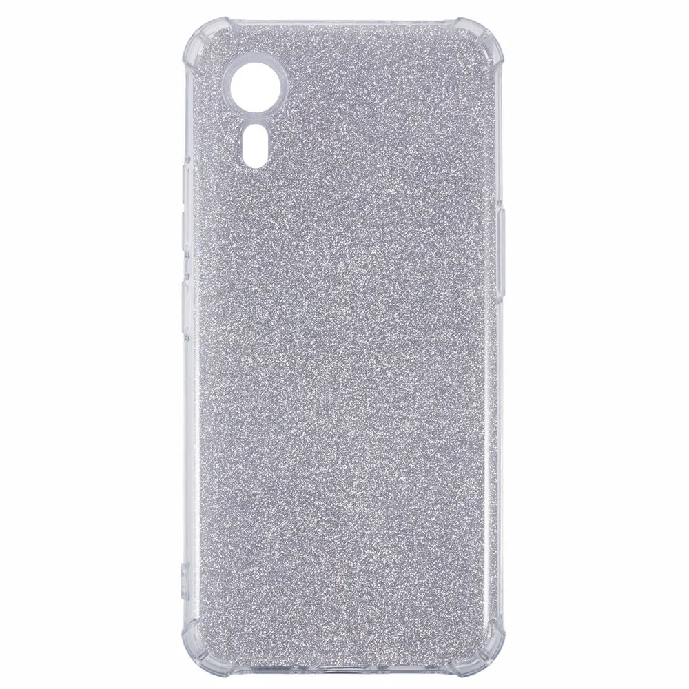 For Samsung Galaxy Xcover7 Clear Case Anti-Drop TPU Back Phone Cover with 4 Removable Papers - 5