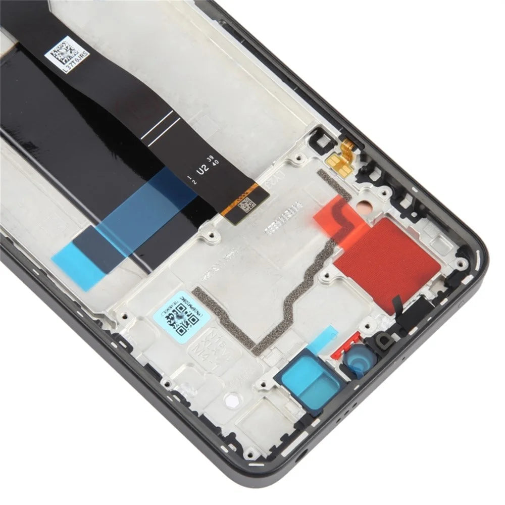 For Xiaomi Redmi Note 13 Pro 5G / Poco X6 5G Grade C LCD Screen and Digitizer Assembly + Frame Part (TFT Technology) (Without Logo) - Black - 5