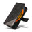 For Samsung Galaxy Xcover7 Case Shockproof Geometric Line Leather Phone Cover Card Holder - Black - 6