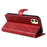 For Samsung Galaxy A05 4G Case Folding Stand Leather Phone Cover Geometric Line - Red - 4