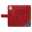 For Samsung Galaxy A05 4G Case Folding Stand Leather Phone Cover Geometric Line - Red - 5