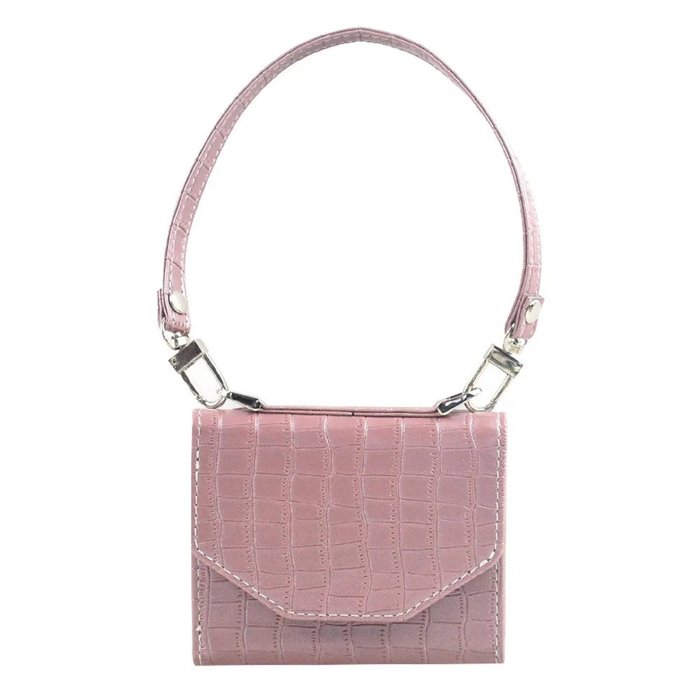For Samsung Galaxy Z Flip5 5G Case Bamboo Texture Card Slot Leather+PC Phone Handbag - Pink - 2