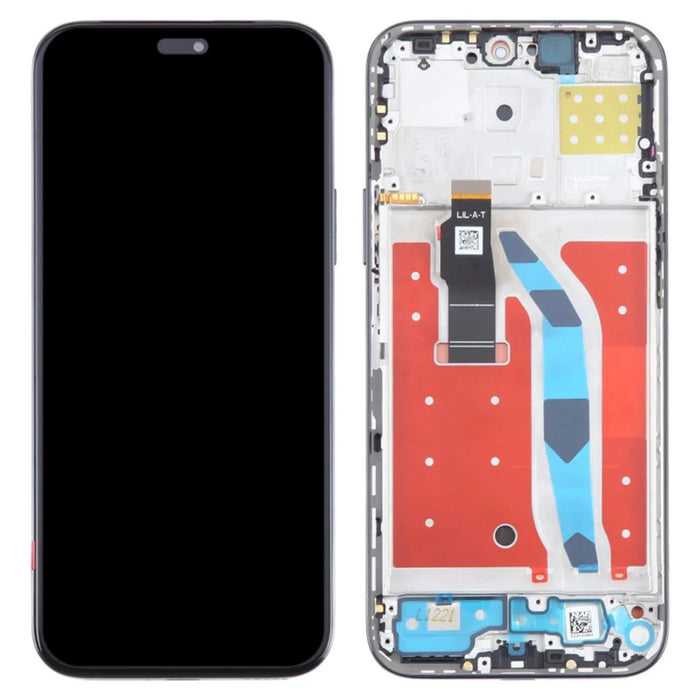 For Honor X8b 4G LLY-LX1, LLY-LX2, LLY-LX3 OEM Grade S AMOLED Screen and Digitizer Assembly + Frame (Without Logo) - Black - 1