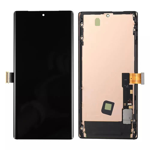 For Google Pixel 6 Pro 5G Grade C OLED Screen and Digitizer Assembly + Frame Replacement Part (Without Logo) - 1