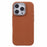 X-LEVEL For iPhone 16 Pro Case PU Leather Hard PC Back Phone Cover - Brown - 3