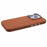 X-LEVEL For iPhone 16 Pro Case PU Leather Hard PC Back Phone Cover - Brown - 4