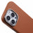 X-LEVEL For iPhone 16 Pro Case PU Leather Hard PC Back Phone Cover - Brown - 5