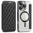 For iPhone 16 Pro Max Magnetic Case Card Slots RFID Blocking Leather Phone Cover - Black - 1
