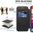 For iPhone 16 Pro Max Magnetic Phone Case RFID Blocking Phone Leather Cover - Black - 5