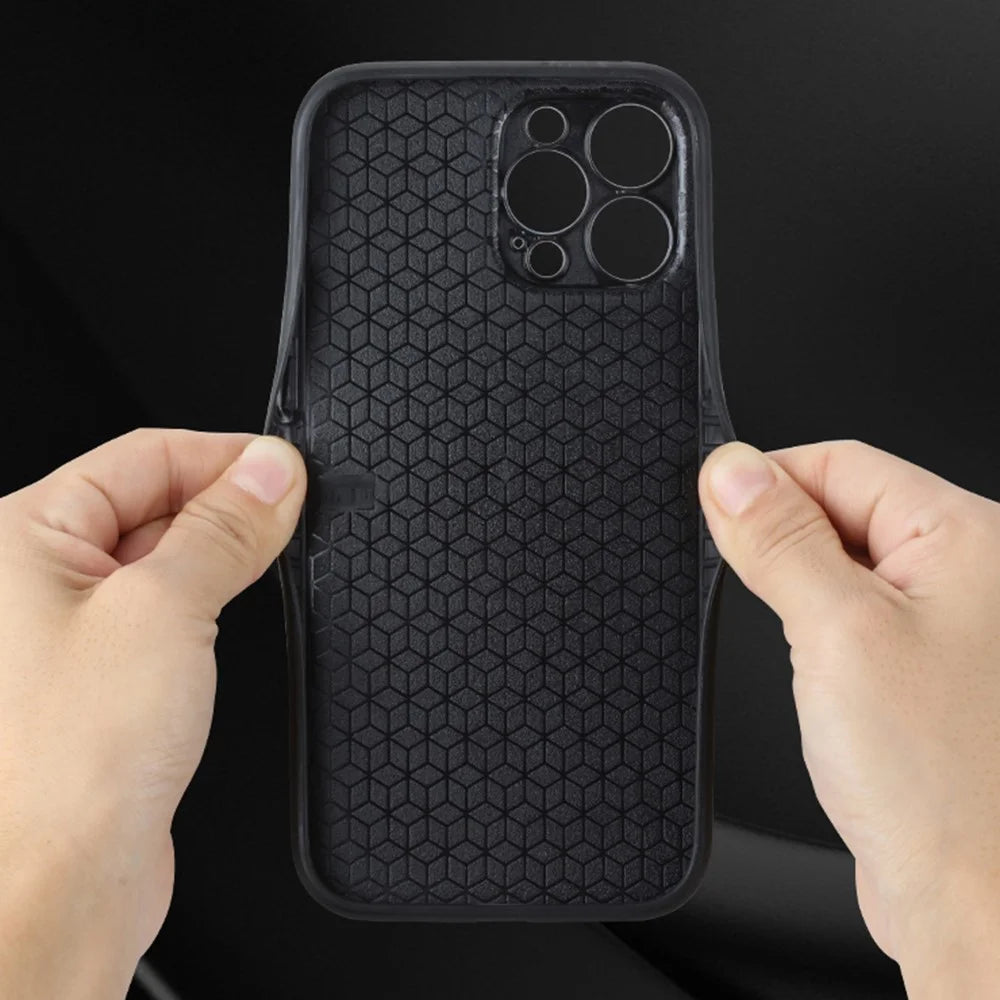 AZNS For iPhone 16 Pro Max Case Anti-Drop PU Leather+TPU Phone Cover - Brown - 6