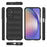For Samsung Galaxy M35 5G Case Soft TPU Shockproof Mobile Phone Cover - Black - 5