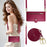 DF-011 For Samsung Galaxy A34 5G Case Card Slots Zipper Leather Cover Crossbody Phone Bag - Red - 5