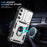 For Samsung Galaxy A55 5G Kickstand Case TPU+PC Camshield Hybrid Phone Cover - White - 6