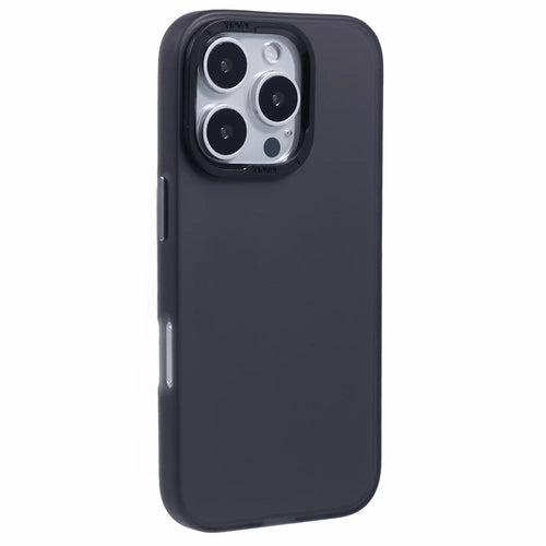 X-LEVEL For iPhone 16 Pro Max Case Matte Finish Shockproof PC + TPU Phone Cover - Black - 1