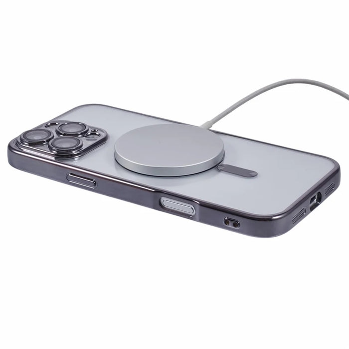 X-LEVEL For iPhone 16 Pro Case Compatible with MagSafe Full Camera Protection TPU Phone Cover - Grey - 4