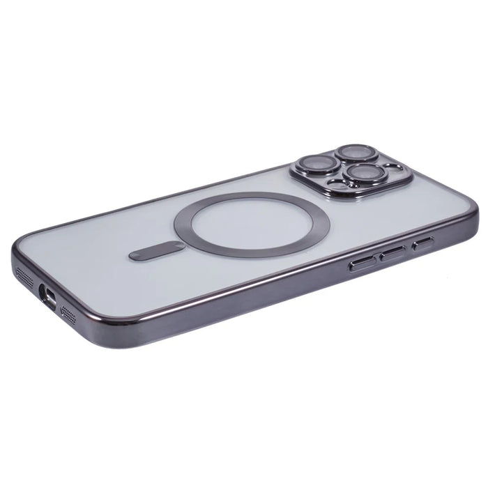 X-LEVEL For iPhone 16 Pro Case Compatible with MagSafe Full Camera Protection TPU Phone Cover - Grey - 6