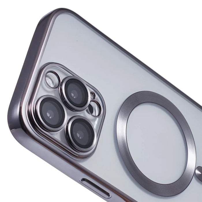 X-LEVEL For iPhone 16 Pro Case Compatible with MagSafe Full Camera Protection TPU Phone Cover - Grey - 7