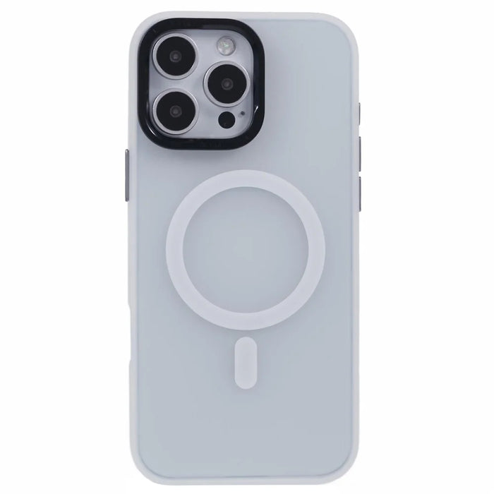X-LEVEL For iPhone 16 Pro Max Case Compatible with MagSafe Frosted Back PC + TPU Phone Cover - White - 3