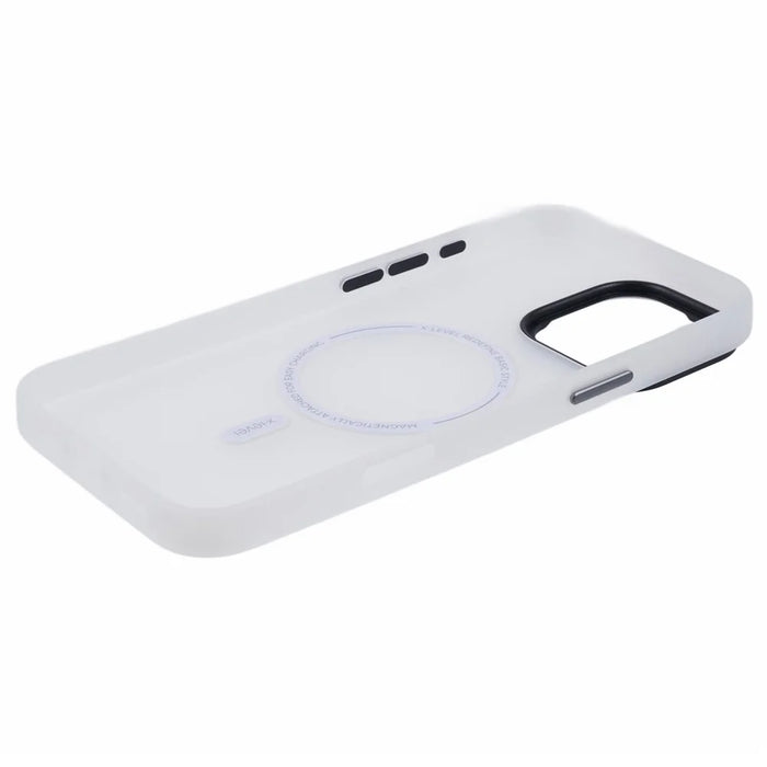 X-LEVEL For iPhone 16 Pro Max Case Compatible with MagSafe Frosted Back PC + TPU Phone Cover - White - 5