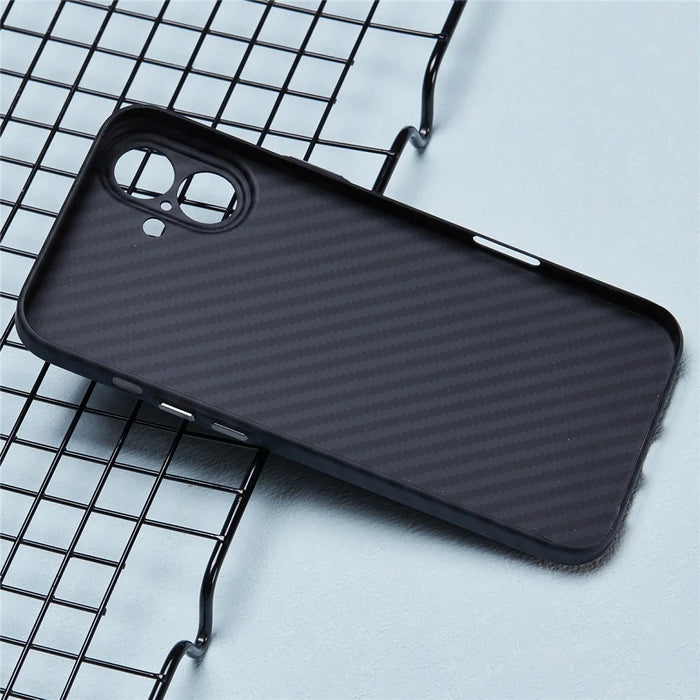 X-LEVEL For iPhone 16 Case Camera Protection Hard PC Phone Cover Carbon Fiber Texture - 3