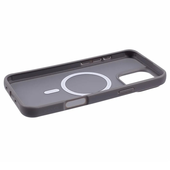 X-LEVEL For iPhone 16 Pro Case Compatible with MagSafe TPU+Acrylic Rubberized Cover - Grey - 5