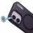 YOUNGKIT For iPhone 16 Plus Case Compatible with MagSafe Frosted PET+TPU Phone Cover Shockproof - Transparent Black - 7