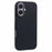 X-LEVEL For iPhone 16 Case Compatible with MagSafe PU Leather Hard PC Phone Cover - Black - 1
