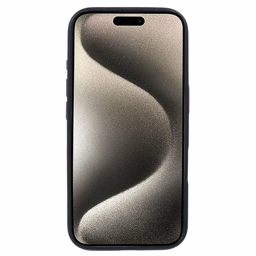 X-LEVEL For iPhone 16 Case Compatible with MagSafe PU Leather Hard PC Phone Cover - Black - 2