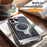 For iPhone 15 Pro Max Aromatherapy Case Acrylic+Aluminum Alloy Magnetic Kickstand Phone Cover - Black - 4