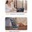 For iPhone 15 Pro Max Aromatherapy Case Acrylic+Aluminum Alloy Magnetic Kickstand Phone Cover - Black - 7