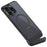For iPhone 13 Pro Aromatherapy Case Magnetic Ring Kickstand Acrylic+Aluminum Alloy Cover - Black - 1