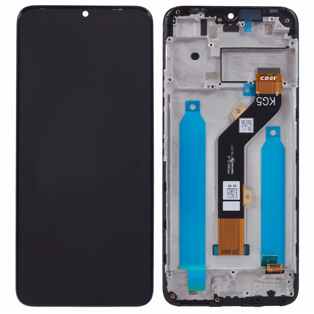 For TECNO Pop 5 LTE 4G BD4 Grade C LCD Screen and Digitizer Assembly + Frame Replacement Part (Without Logo) - 1