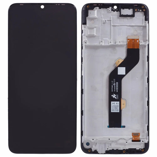 For TECNO Spark 6 Air KE6, KE6j Grade C LCD Screen and Digitizer Assembly + Frame Replacement Part (Without Logo) - 1