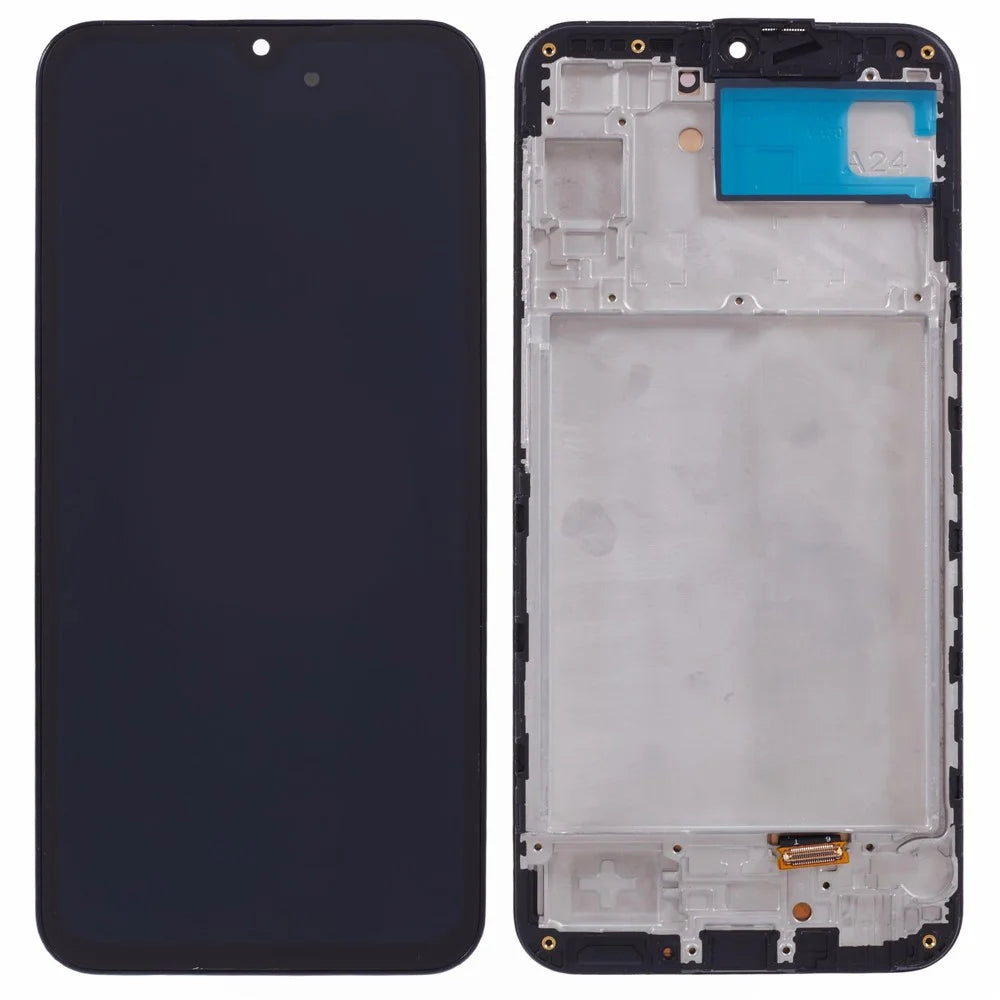 For Samsung Galaxy A24 4G (162.1 X 77.6 X 8.3mm) A245 Grade C OLED Screen and Digitizer Assembly + Frame Replacement Part (Without Logo) - 1
