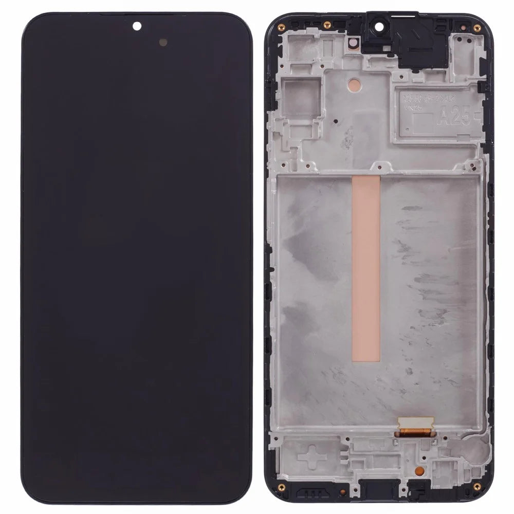 For Samsung Galaxy A25 5G (Global) (161.0 X 76.5 X 8.3mm) A256 Grade C OLED Screen and Digitizer Assembly + Frame Replacement Part (Without Logo) - 1