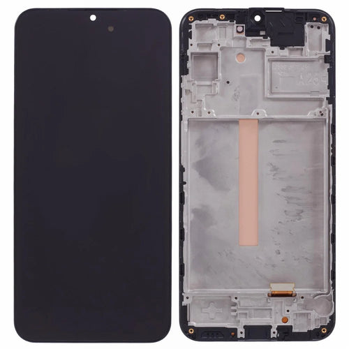 For Samsung Galaxy A25 5G (Global) (161.0 X 76.5 X 8.3mm) A256 Grade C OLED Screen and Digitizer Assembly + Frame Replacement Part (Without Logo) - 1