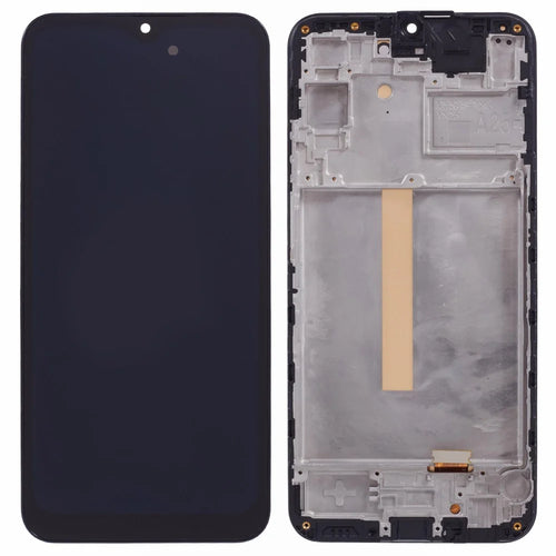 For Samsung Galaxy A25 5G (Global) (161.0 X 76.5 X 8.3mm) A256 Grade C OLED Screen and Digitizer Assembly + Frame Replacement Part (Without Logo) - 1