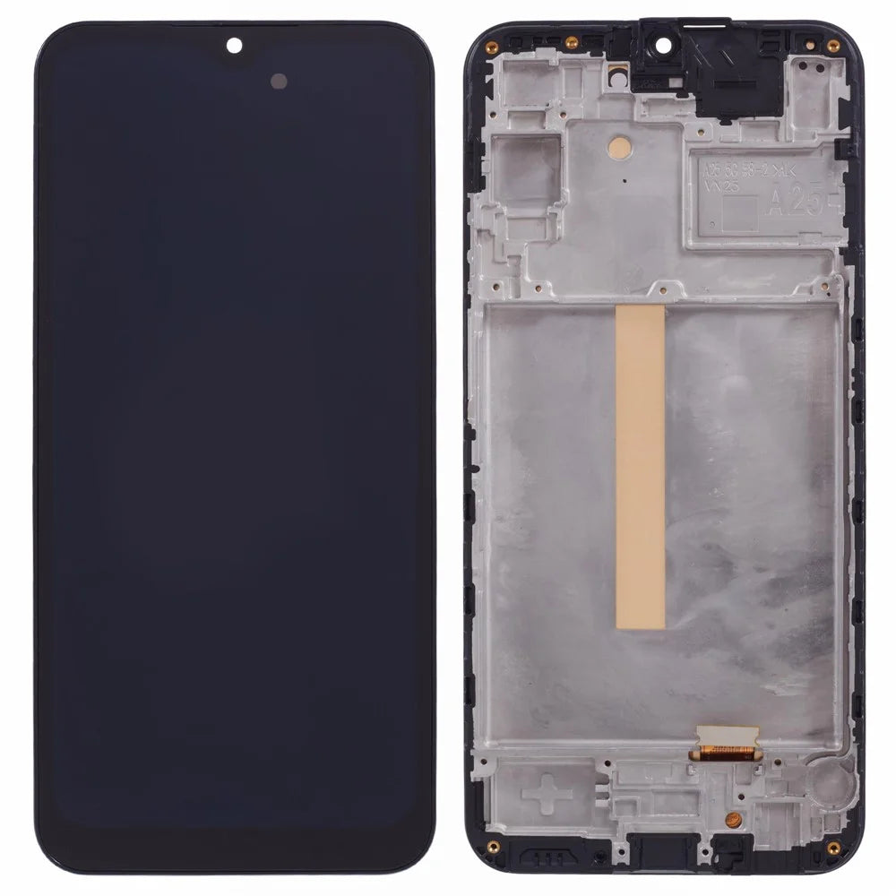 For Samsung Galaxy A25 5G (Global) (161.0 X 76.5 X 8.3mm) A256 Grade C OLED Screen and Digitizer Assembly + Frame Replacement Part (Without Logo) - 1