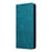 For Samsung Galaxy S24 FE Case RFID Blocking Shockproof Leather Phone Cover - Peacock Blue - 7